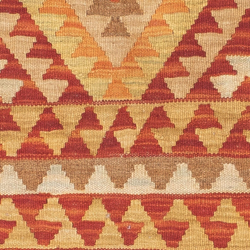 Løber Kelim Carpet - Splash - 222 x 57 cm - flerfarvet