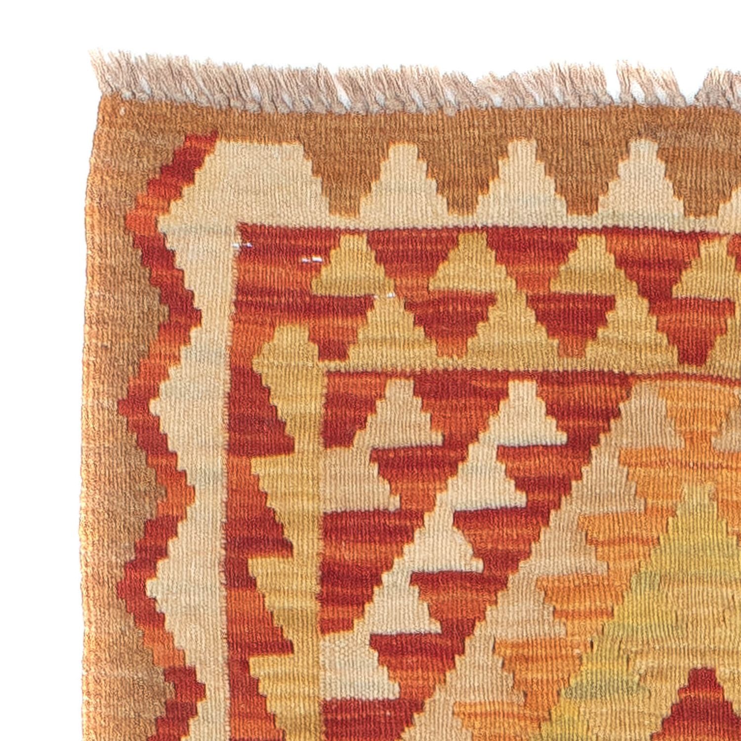 Løber Kelim Carpet - Splash - 222 x 57 cm - flerfarvet