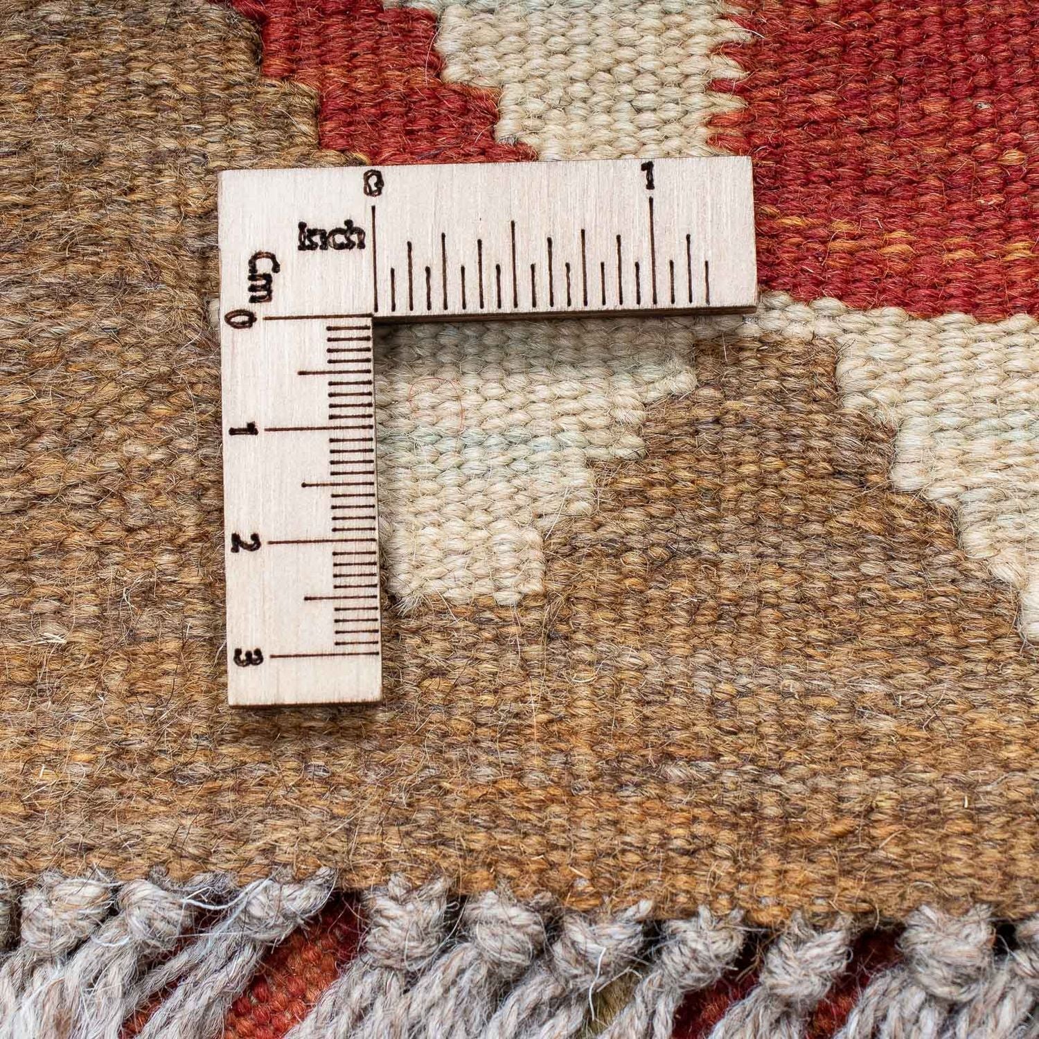 Løber Kelim Carpet - Splash - 222 x 57 cm - flerfarvet