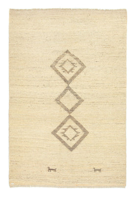 Gabbeh-tæppe - Persisk - 205 x 138 cm - beige