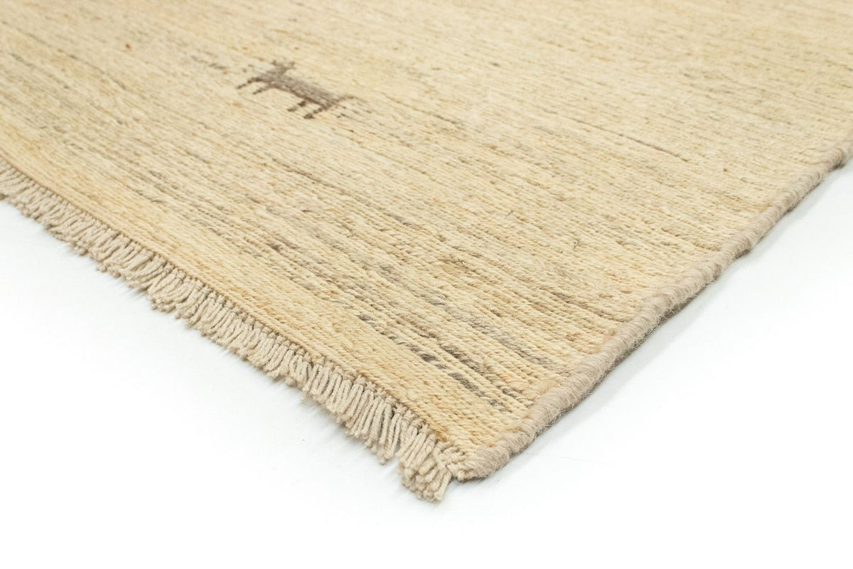 Gabbeh-tæppe - Persisk - 205 x 138 cm - beige