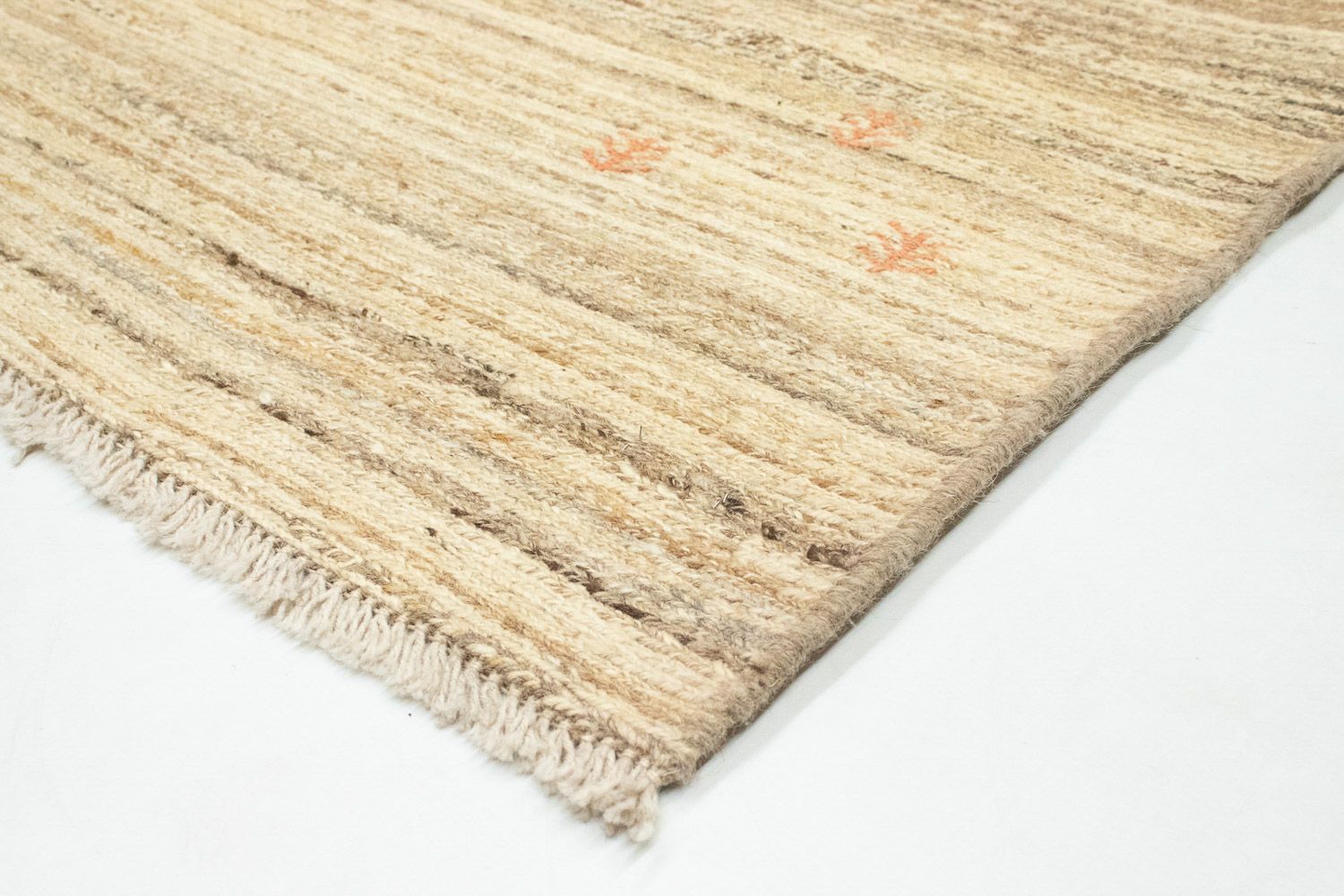 Gabbeh-tæppe - Persisk - 166 x 118 cm - beige