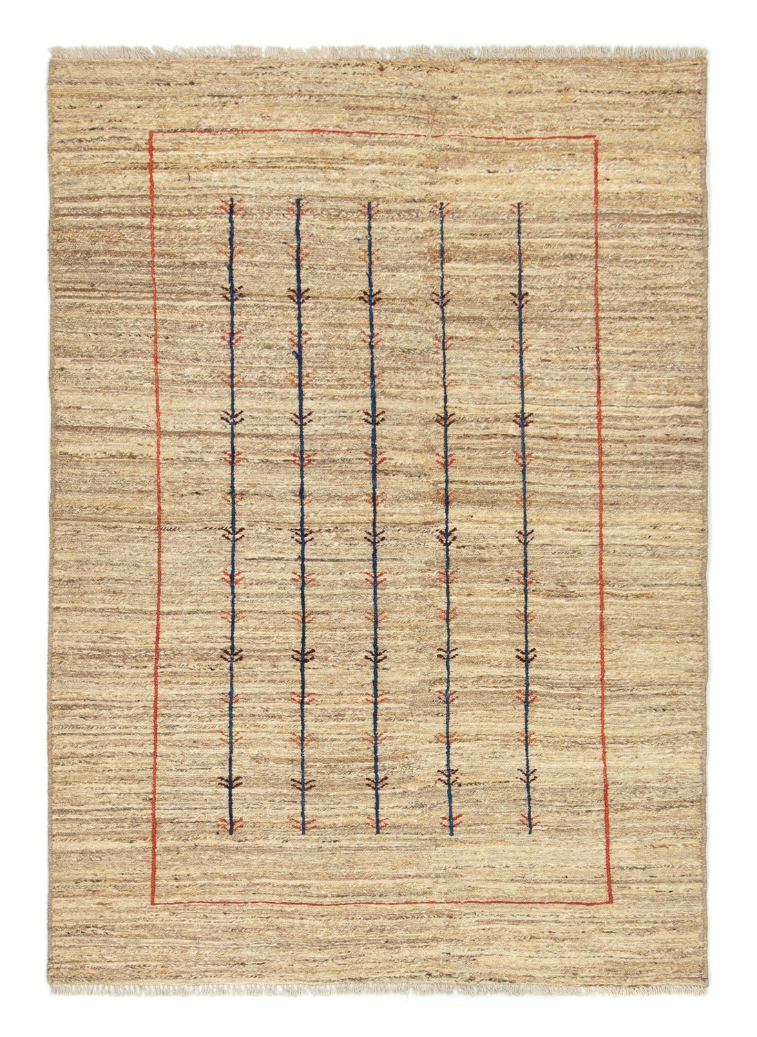 Gabbeh-tæppe - Persisk - 200 x 140 cm - beige