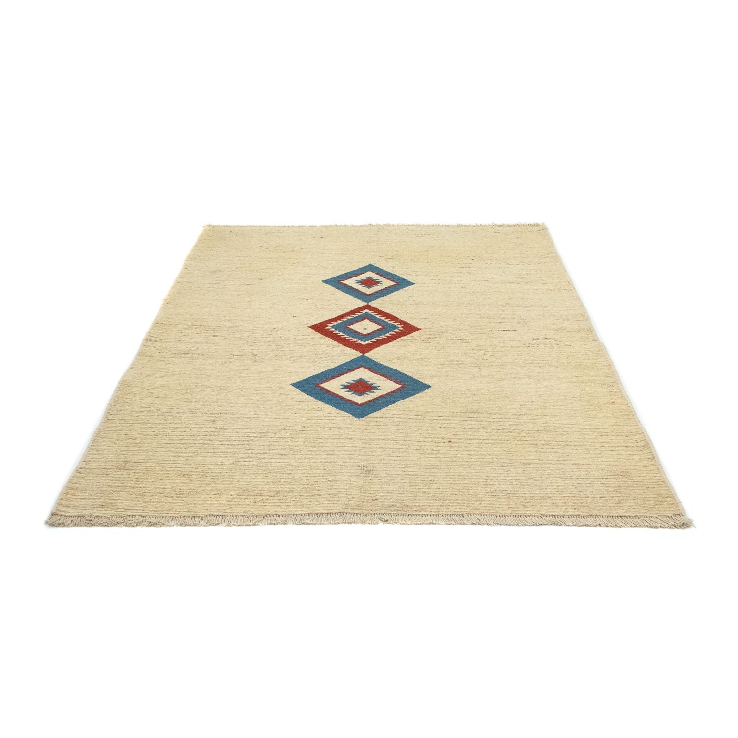 Gabbeh-tæppe - Persisk - 190 x 148 cm - beige