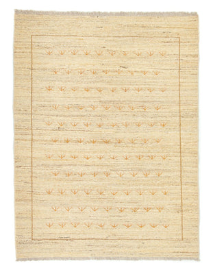 Gabbeh-tæppe - Persisk - 195 x 147 cm - beige