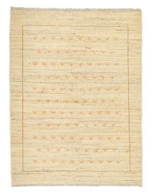 Gabbeh-tæppe - Persisk - 195 x 147 cm - beige
