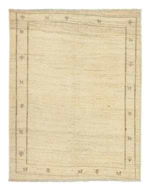 Gabbeh-tæppe - Persisk - 191 x 150 cm - beige
