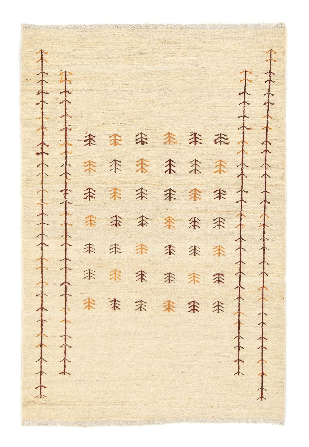 Gabbeh-tæppe - Persisk - 175 x 117 cm - beige