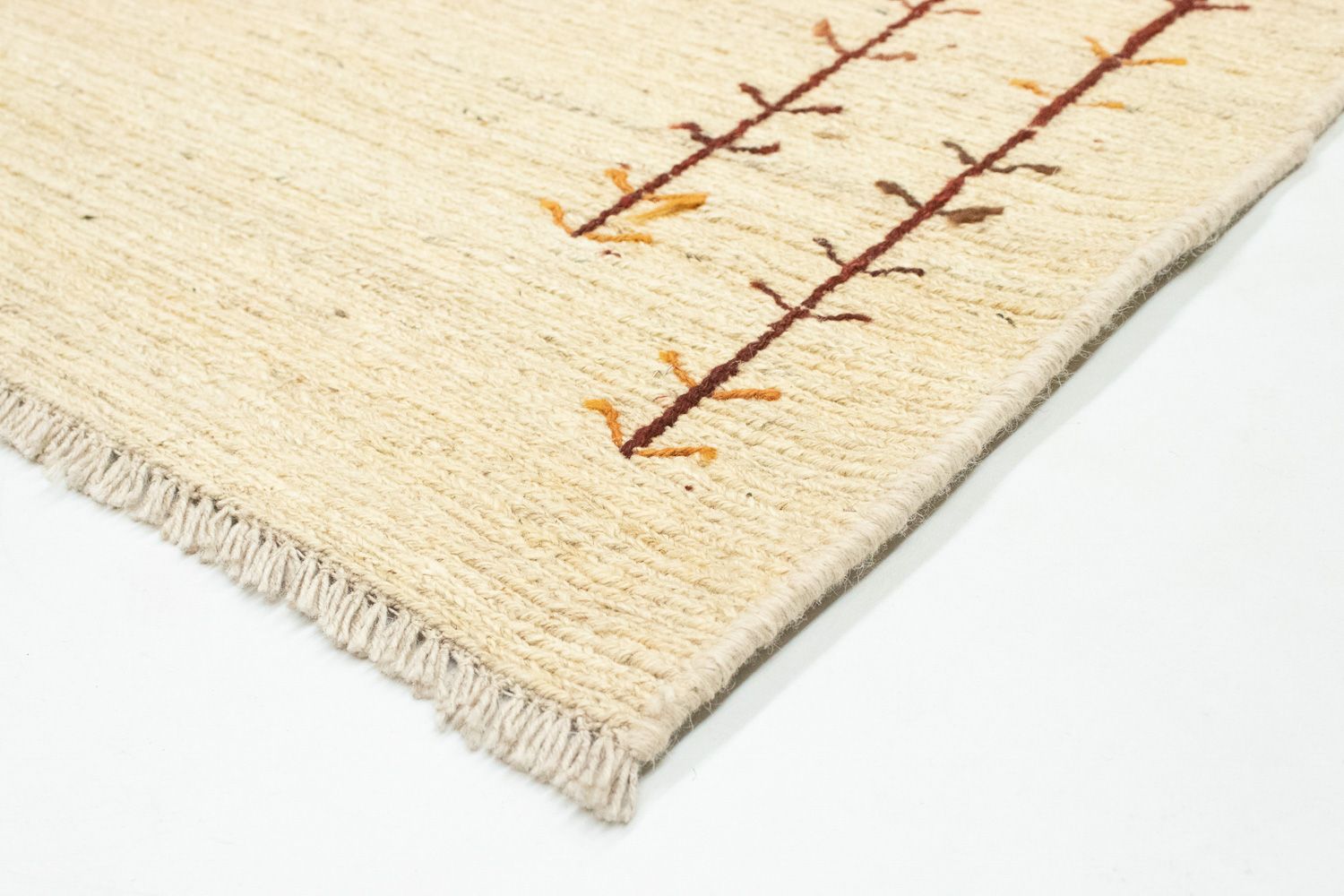 Gabbeh-tæppe - Persisk - 175 x 117 cm - beige
