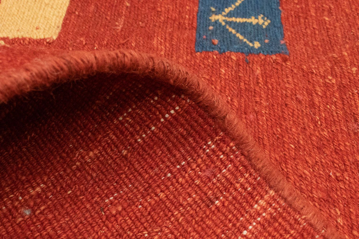 Gabbeh-tæppe - Persisk - 225 x 164 cm - rød