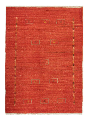 Gabbeh-tæppe - Persisk - 198 x 143 cm - rød