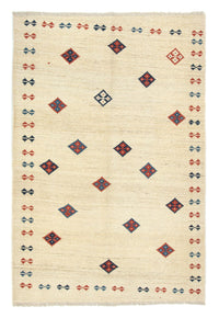 Gabbeh-tæppe - Persisk - 232 x 154 cm - beige