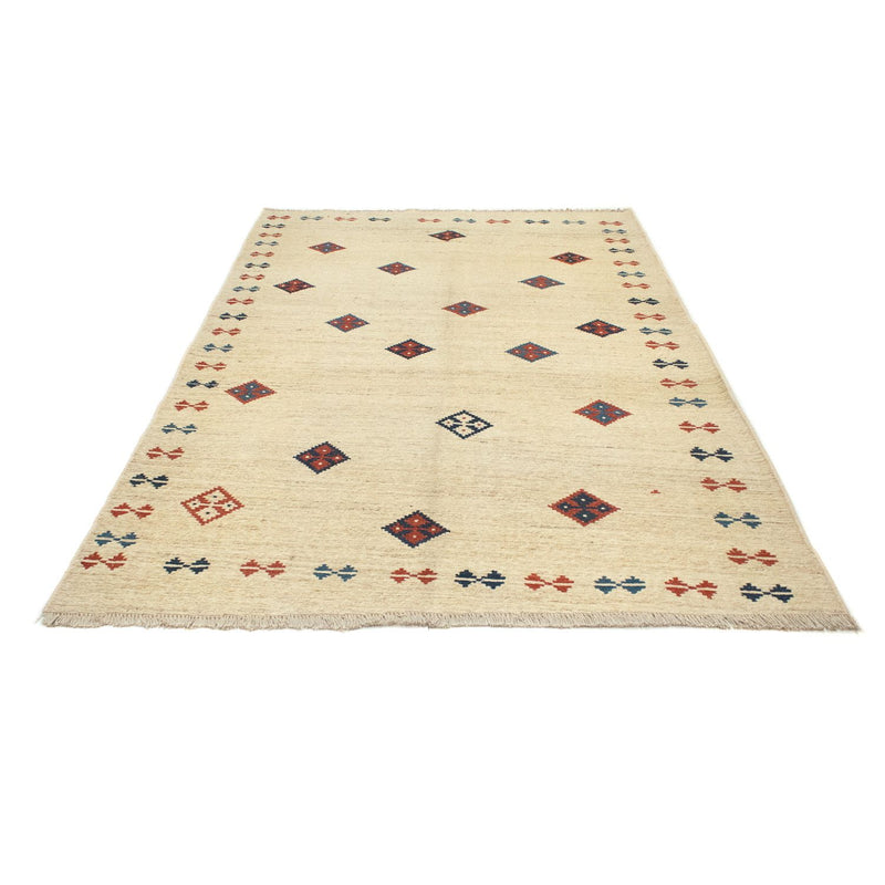 Gabbeh-tæppe - Persisk - 232 x 154 cm - beige