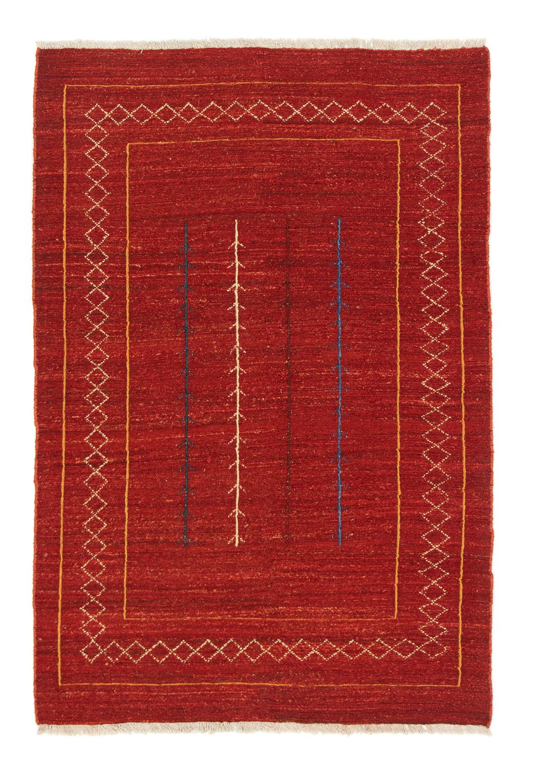 Gabbeh-tæppe - Persisk - 178 x 118 cm - rød
