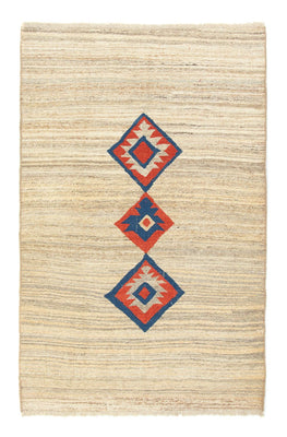 Gabbeh-tæppe - Persisk - 193 x 121 cm - beige