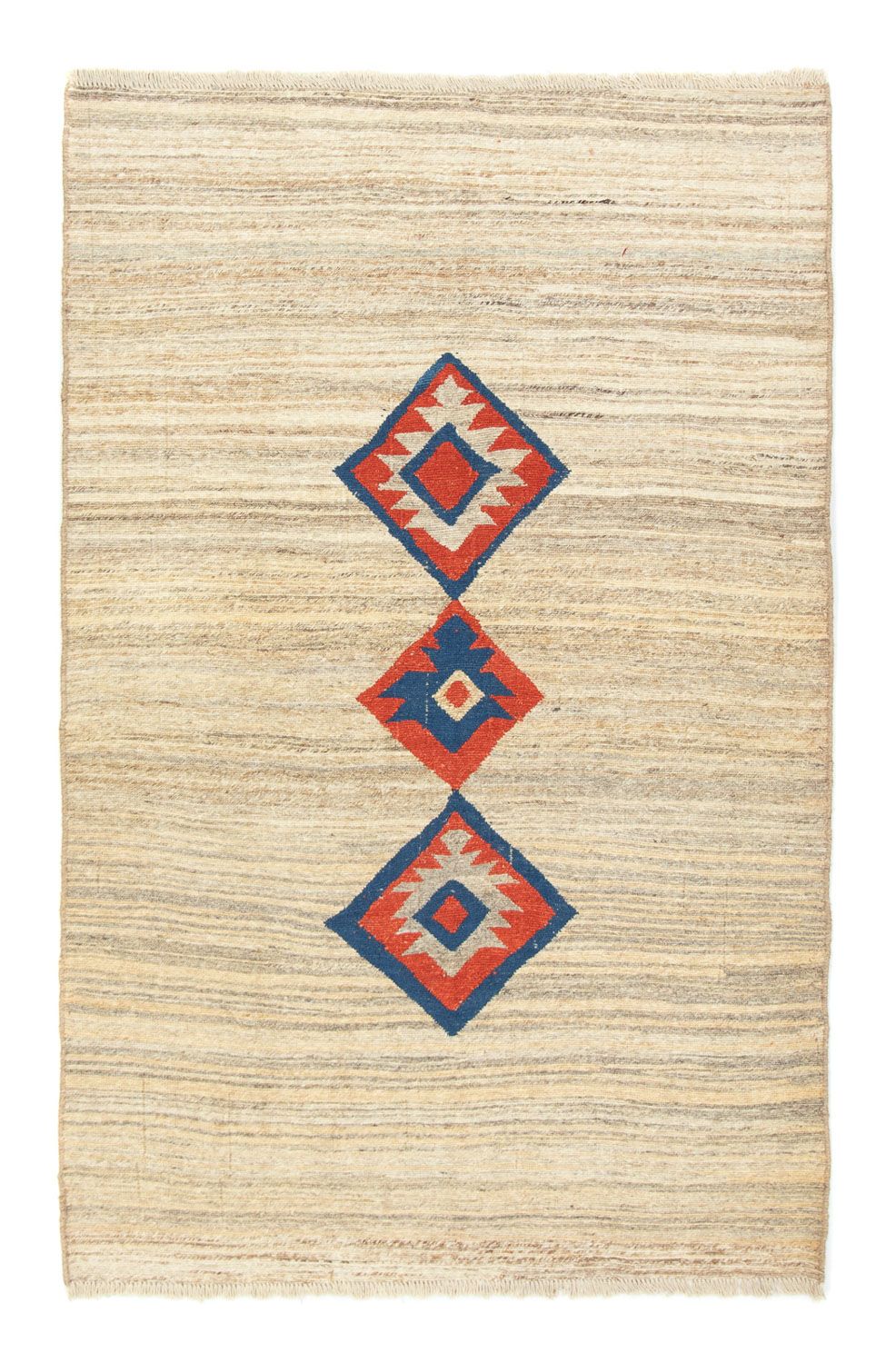 Gabbeh-tæppe - Persisk - 193 x 121 cm - beige
