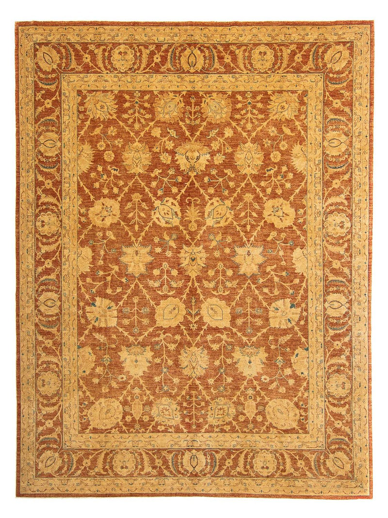 Persisk tæppe - Nomadisk - 390 x 302 cm - rust