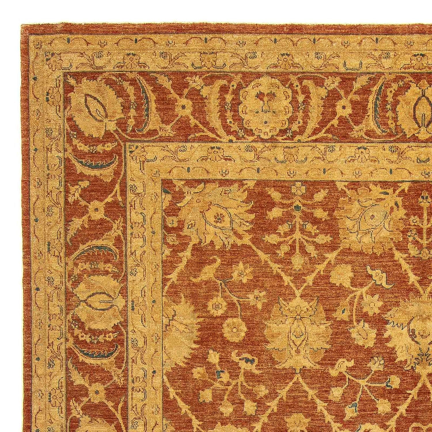 Persisk tæppe - Nomadisk - 390 x 302 cm - rust