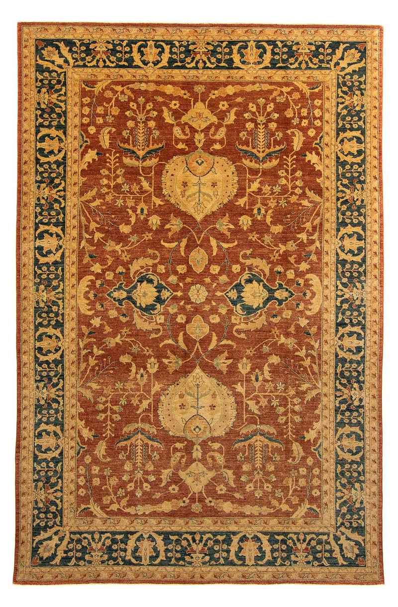 Persisk tæppe - Nomadisk - 414 x 282 cm - rust