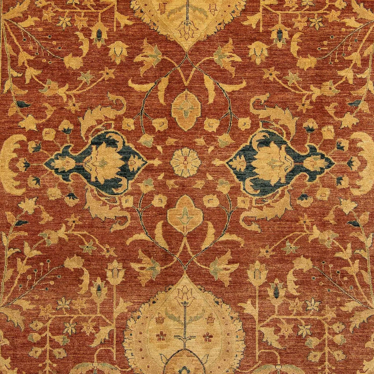 Persisk tæppe - Nomadisk - 414 x 282 cm - rust