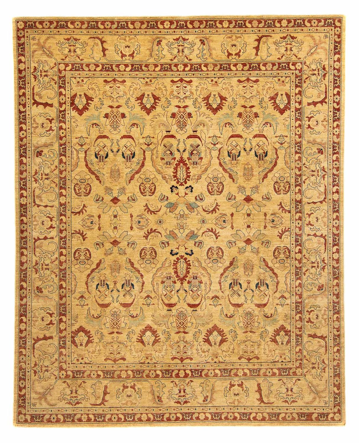 Persisk tæppe - Nomadisk - 362 x 293 cm - brun