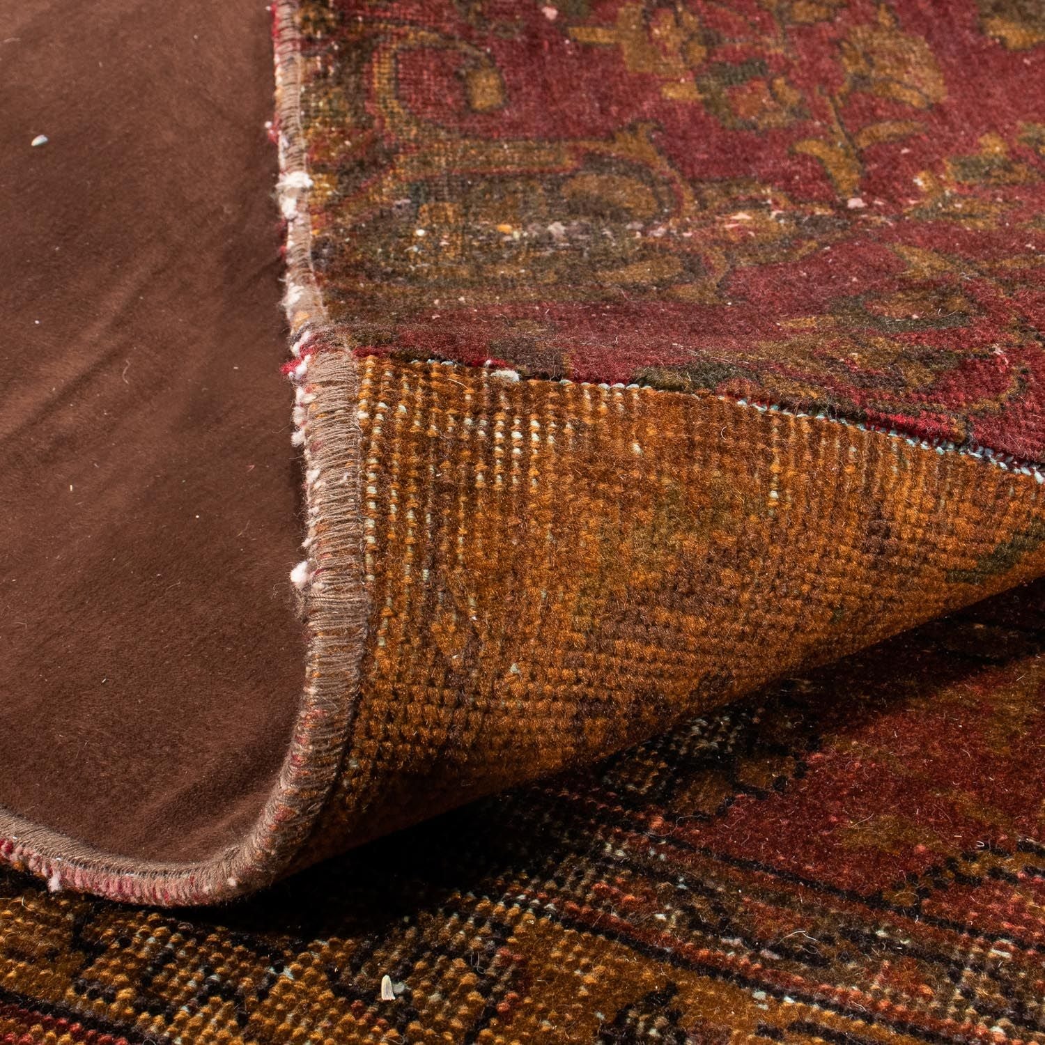 Patchwork-tæppe - 296 x 246 cm - flerfarvet