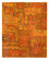Patchwork-tæppe - 295 x 239 cm - brun