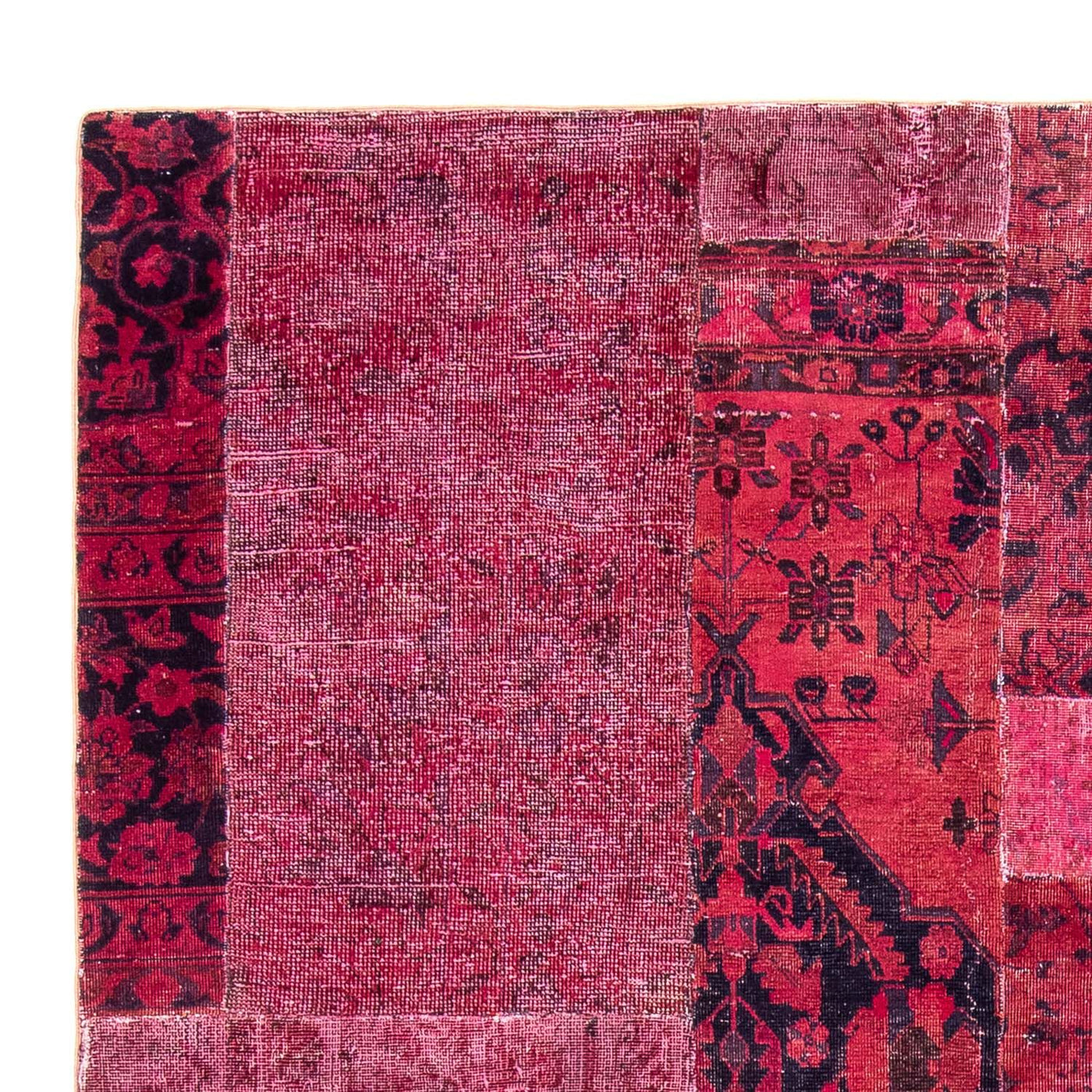 Patchwork-tæppe 269x180cm - Perserteppich Wollteppich