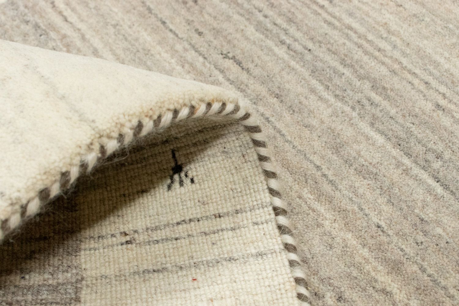 Gabbeh Tæppe - Loribaft Persisk - 140 x 70 cm - beige