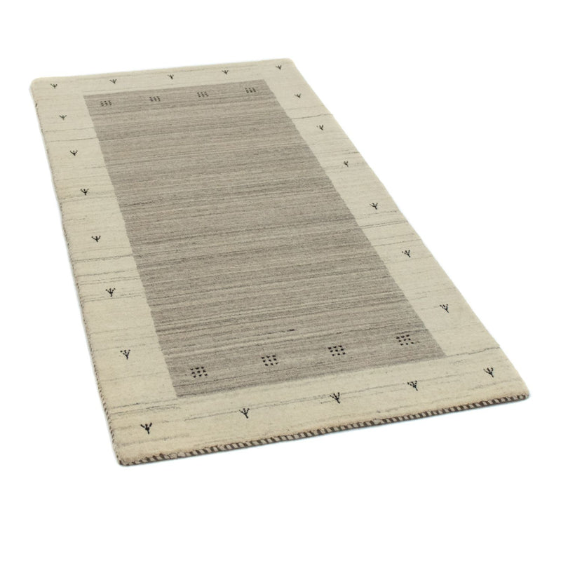 Gabbeh Tæppe - Loribaft Persisk - 140 x 70 cm - beige