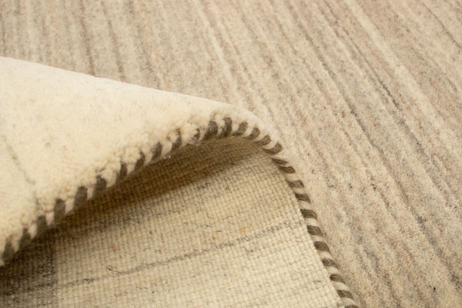 Gabbeh Tæppe - Loribaft Persisk - 160 x 90 cm - beige