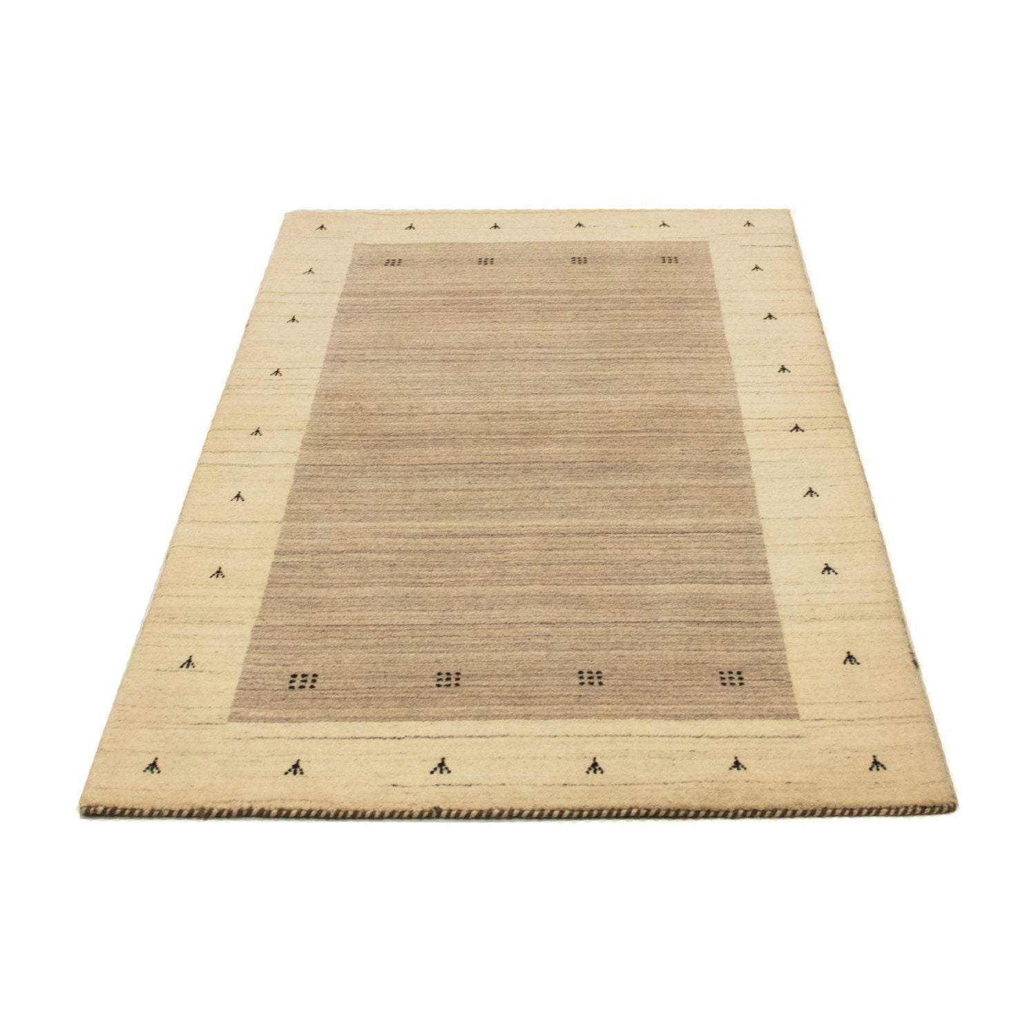 Gabbeh Tæppe - Loribaft Persisk - 160 x 90 cm - beige