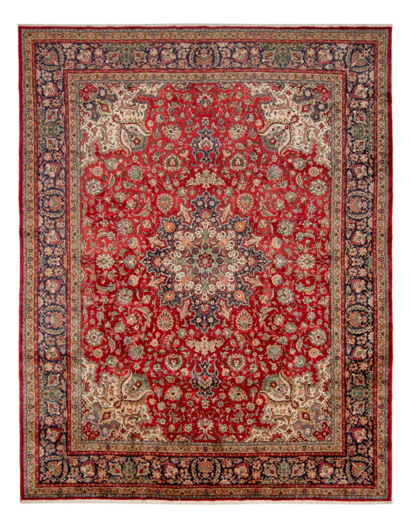 Persisk tæppe - Tabriz - 434 x 343 cm - rød