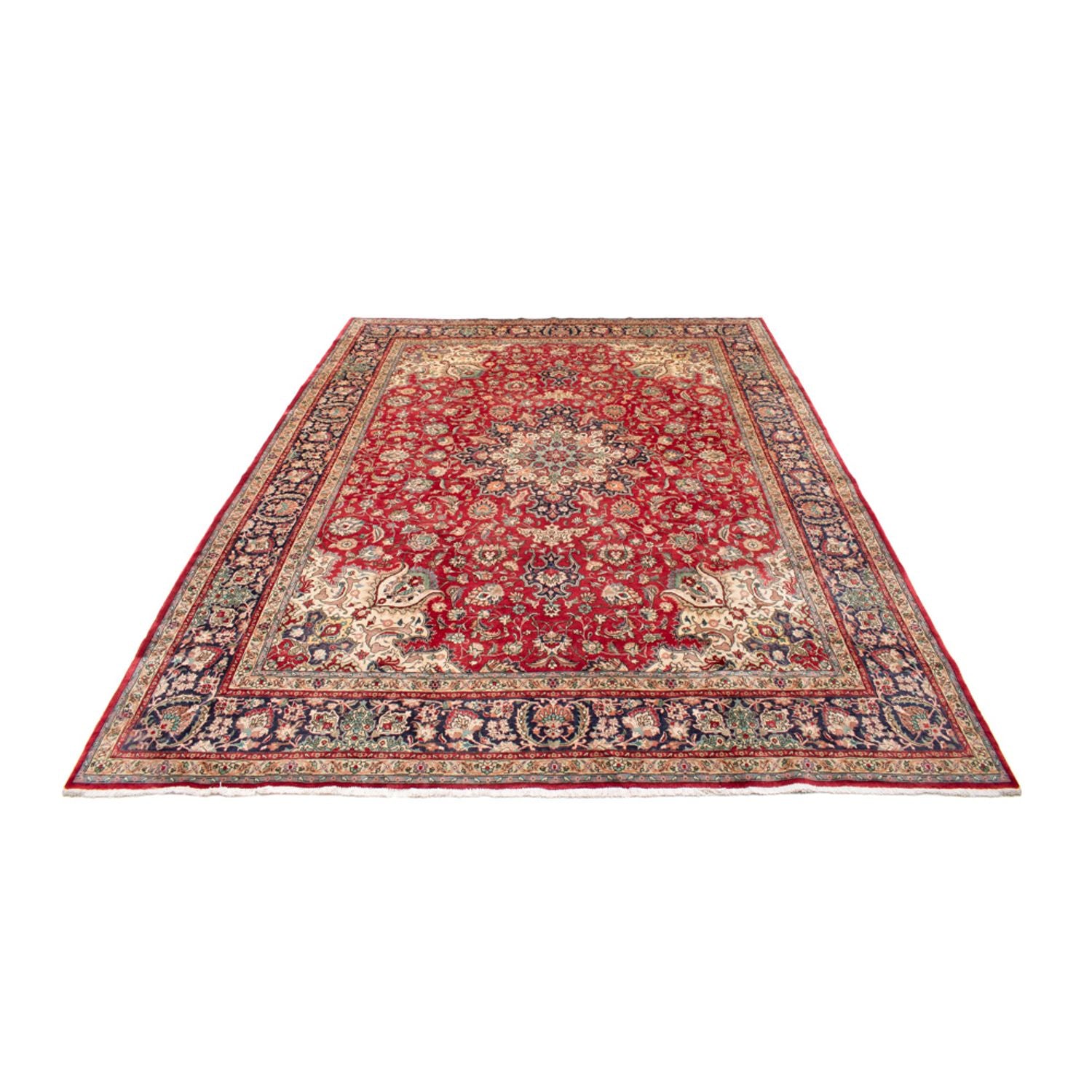 Persisk tæppe - Tabriz - 434 x 343 cm - rød
