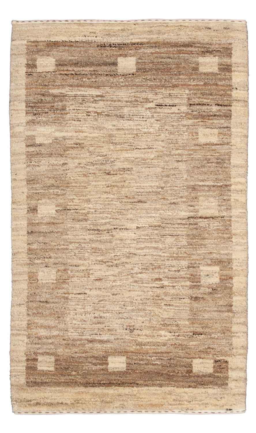 Gabbeh Teppich - Perser - 127 x 72 cm - natur