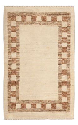 Gabbeh-tæppe - Persisk - 122 x 80 cm - beige