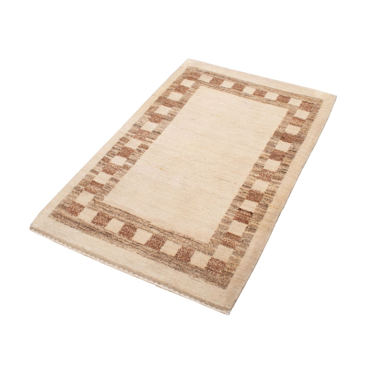 Gabbeh-tæppe - Persisk - 122 x 80 cm - beige