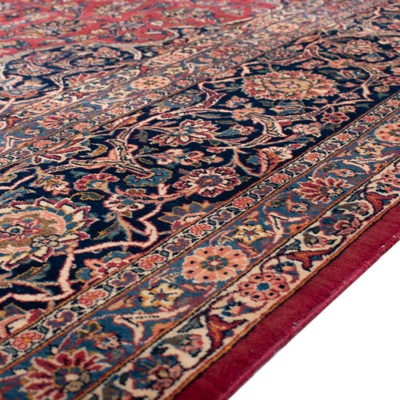 Kashan Tæppe 467x328cm - Persisk tæppe