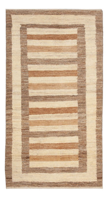 Gabbeh Tæppe - Loribaft Persisk - 139 x 72 cm - beige