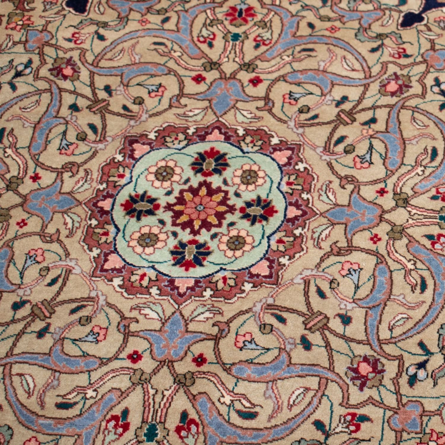 Persisk tæppe - Tabriz - Royal - 517 x 352 cm - mørkeblå