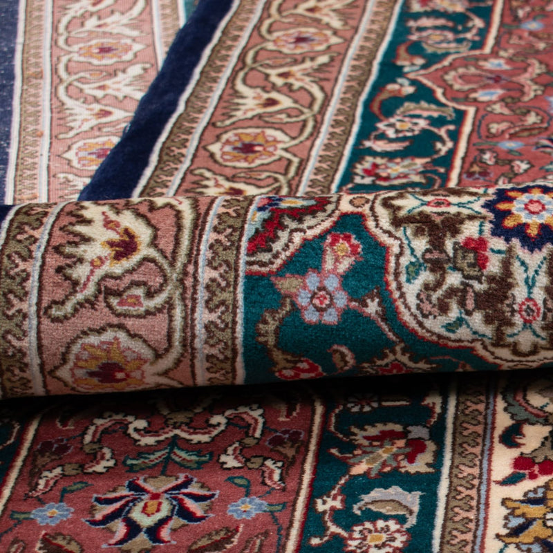 Persisk tæppe - Tabriz - Royal - 517 x 352 cm - mørkeblå