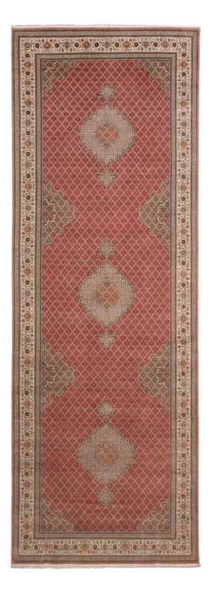 Persisk tæppe - Tabriz - Royal - 600 x 200 cm - rød