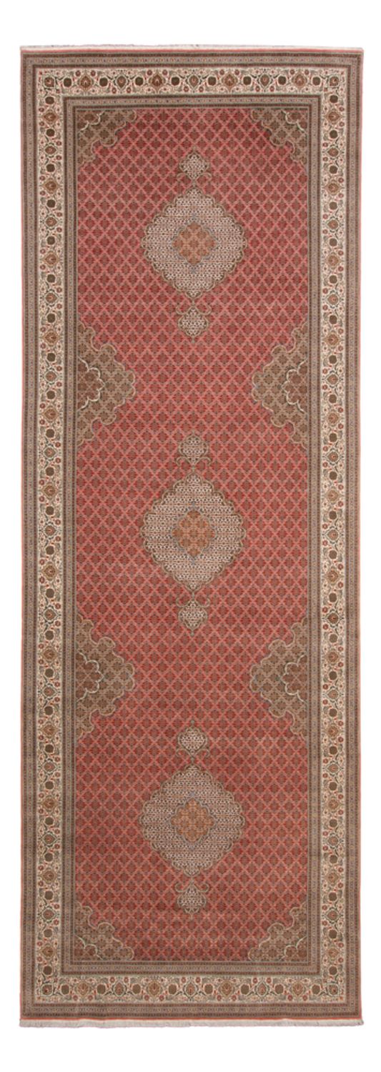 Persisk tæppe - Tabriz - Royal - 600 x 200 cm - rød