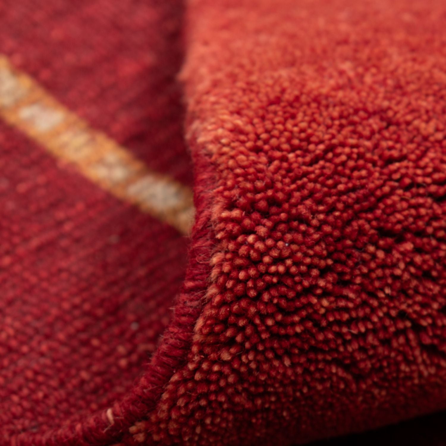 Gabbeh Teppich - Loribaft Perser - 133 x 84 cm - rot