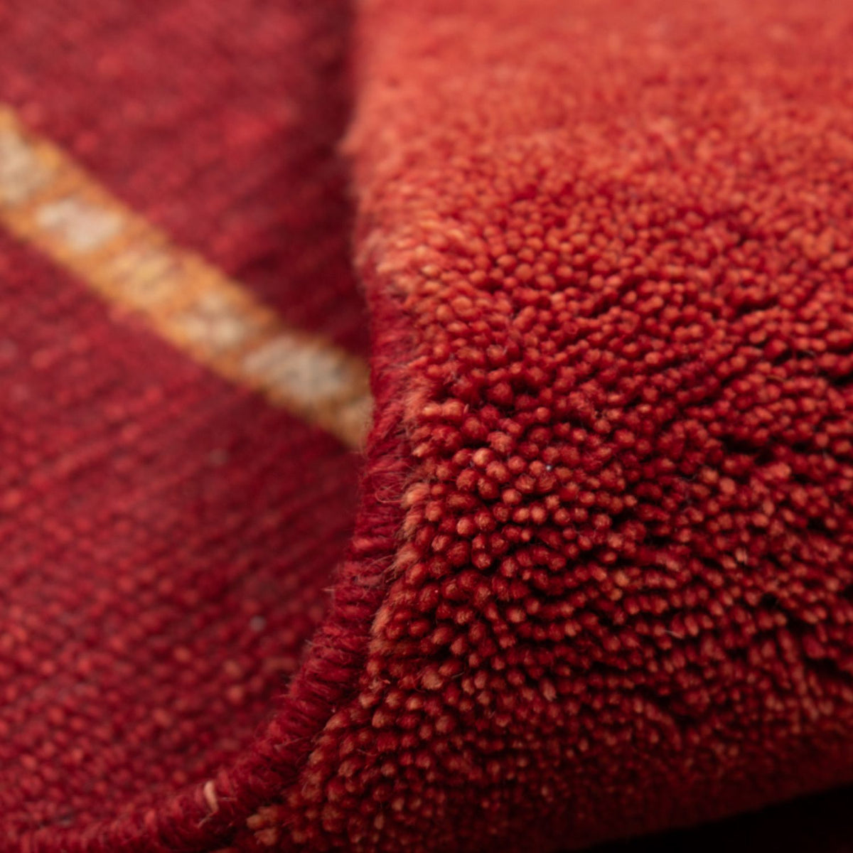 Gabbeh Tæppe - Loribaft Persisk - 133 x 84 cm - rød