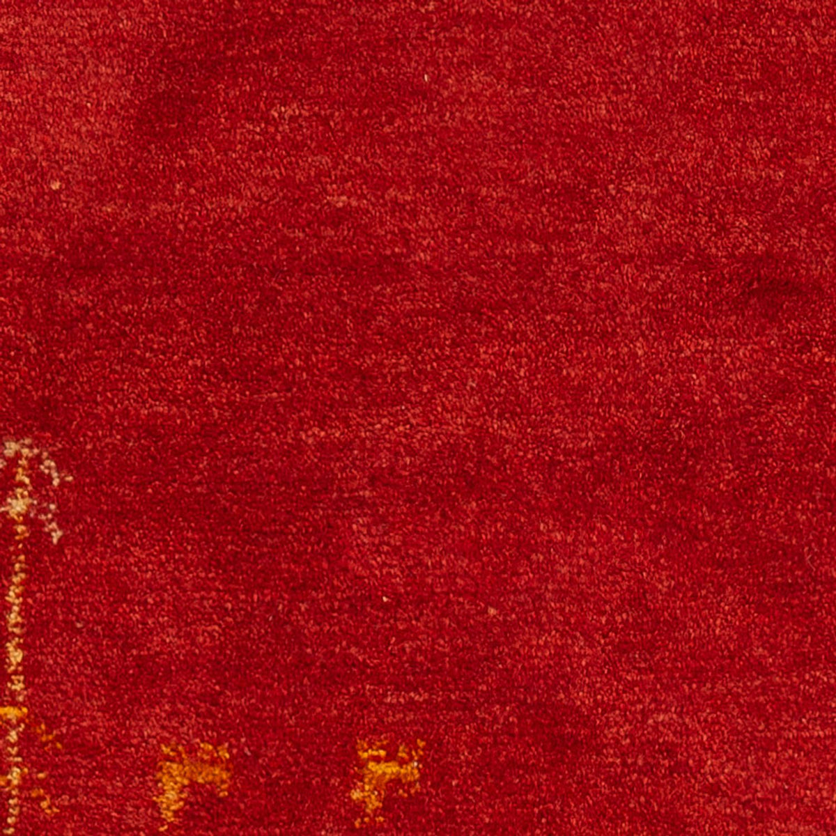 Gabbeh Tæppe - Loribaft Persisk - 126 x 85 cm - rød