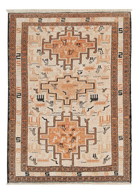 Kelim-tæppe - orientalsk - 100 x 71 cm - beige
