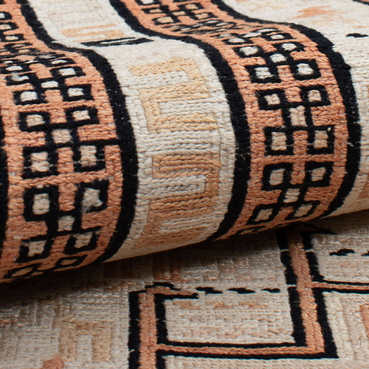 Kelim-tæppe - orientalsk - 101 x 65 cm - beige