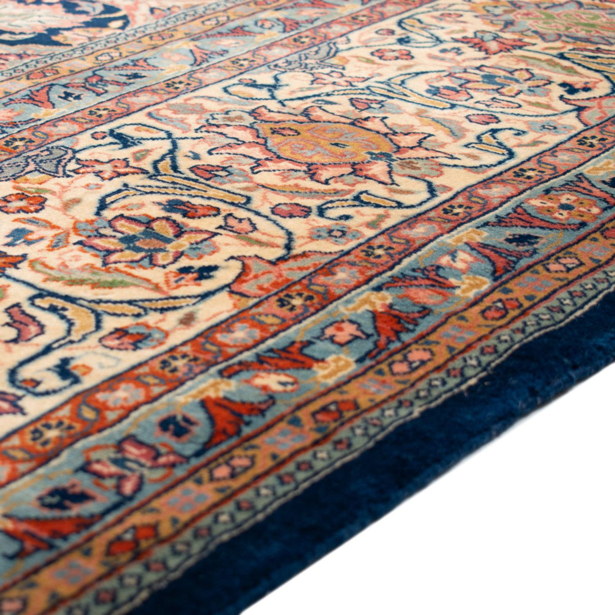 Persisk tæppe - Classic - 430 x 348 cm - mørkeblå