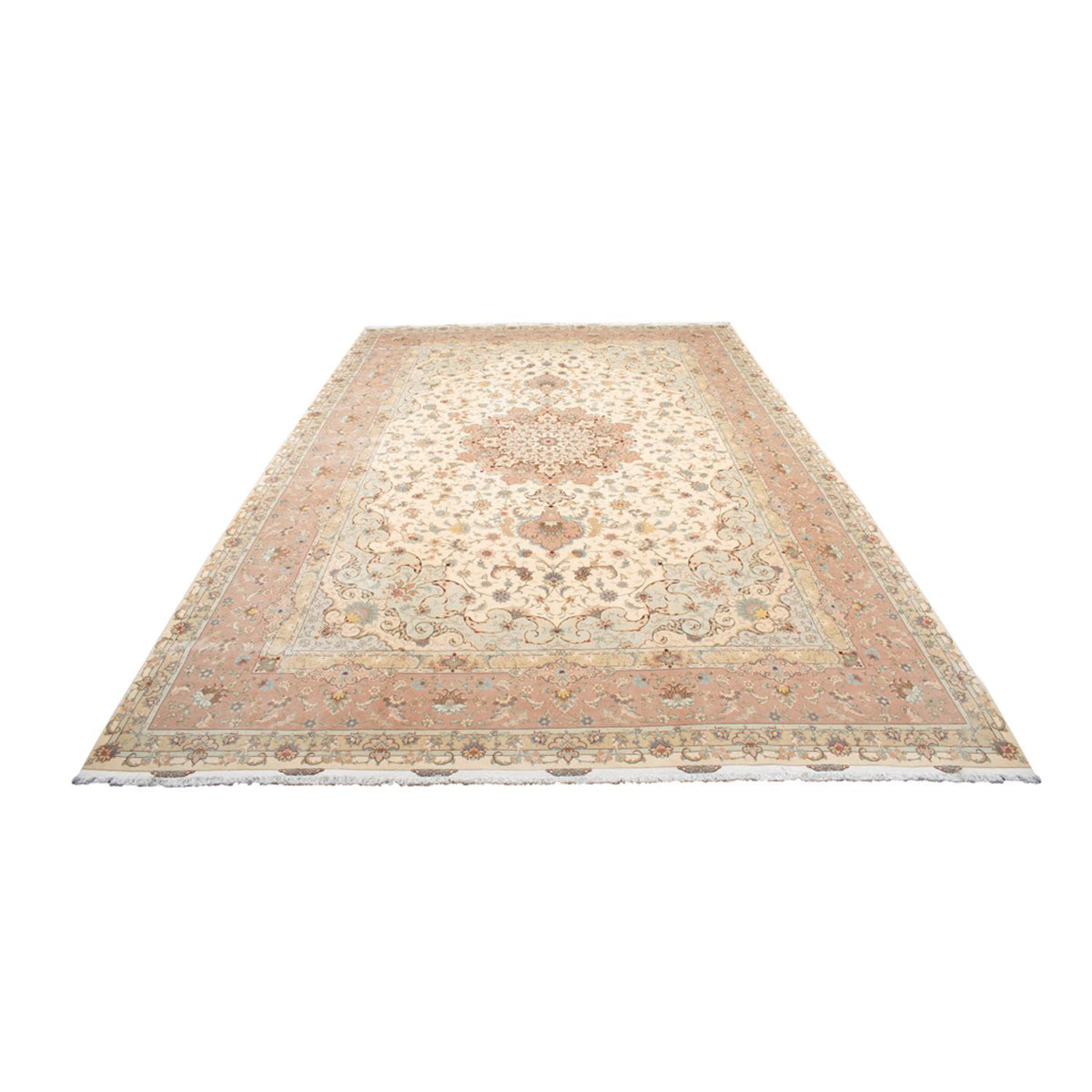 Persisk tæppe - Tabriz - Premium - 600 x 394 cm - beige